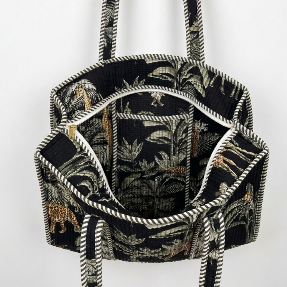 Lightweight Jaipur-print-cotton-shopping-travel-everyday-tote-bag